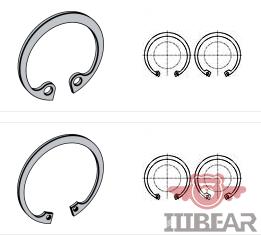 Type A vs Type B Internal Elastic Retaining Rings